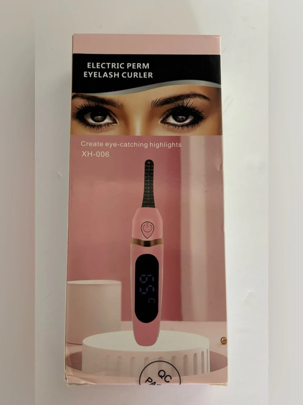 Electric Perm Eyelash Curler in Pink - XH-006